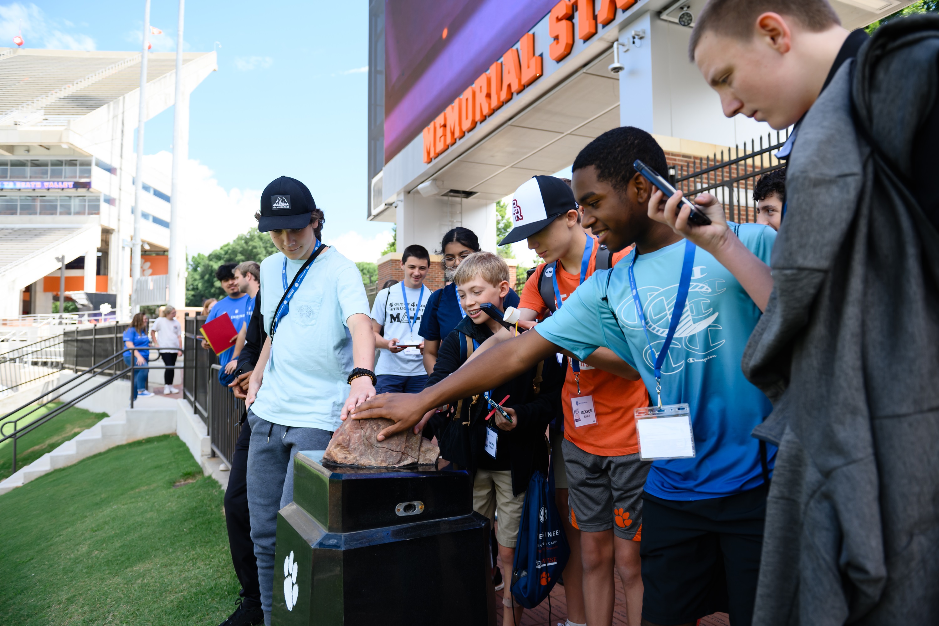 Students tour Clemson